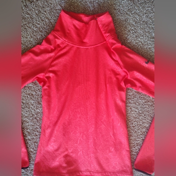 Nike Pro Dri-fit Running Angle Zip Long Sleeve Pullover - Picture 7 of 12